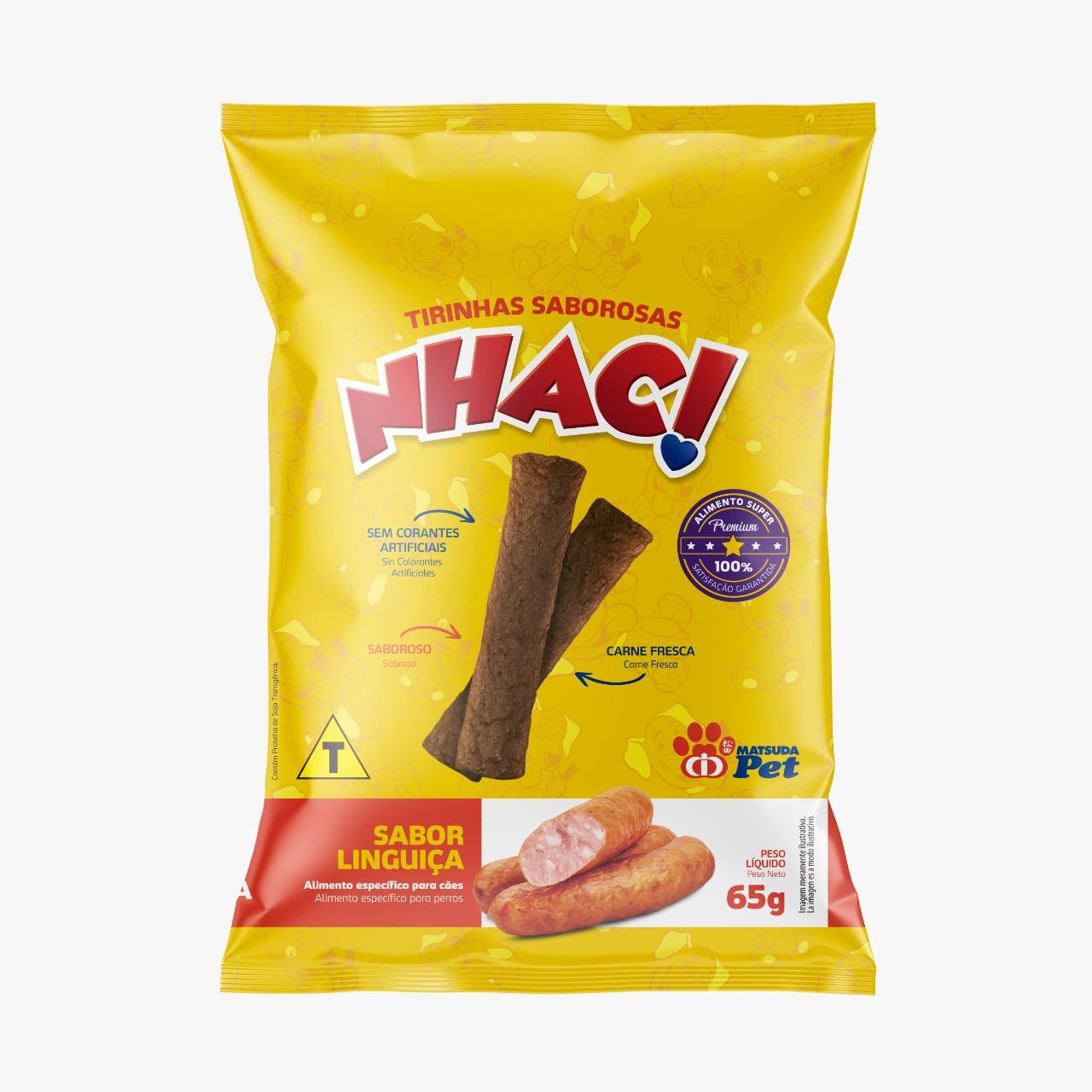 TIRINHAS INHAC LINGUIÇA 20X65G