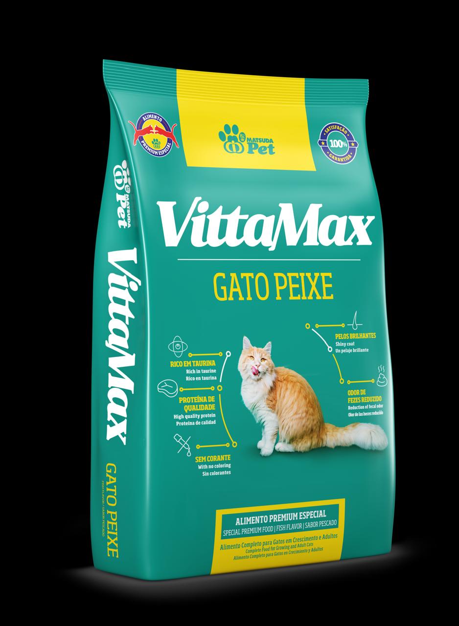 VITTAMAX GATO PEIXE 10,1KG