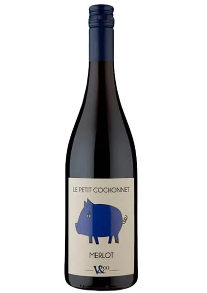 VINHO LE PETIT COCHONNET I.G.P PAYS DOC MERLOT 12X750ML