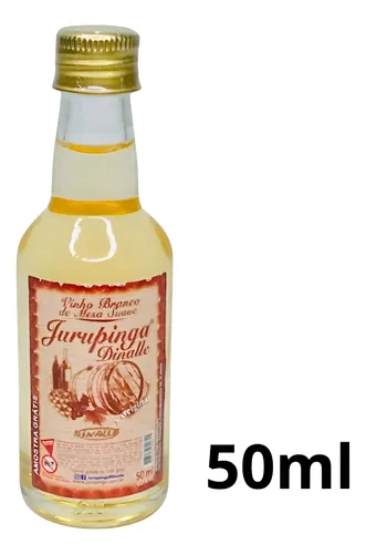 Imagem do Produto: VINHO BRANCO MINIATURA JURUPINGA DINALLE 12X50ML AMOSTRA 