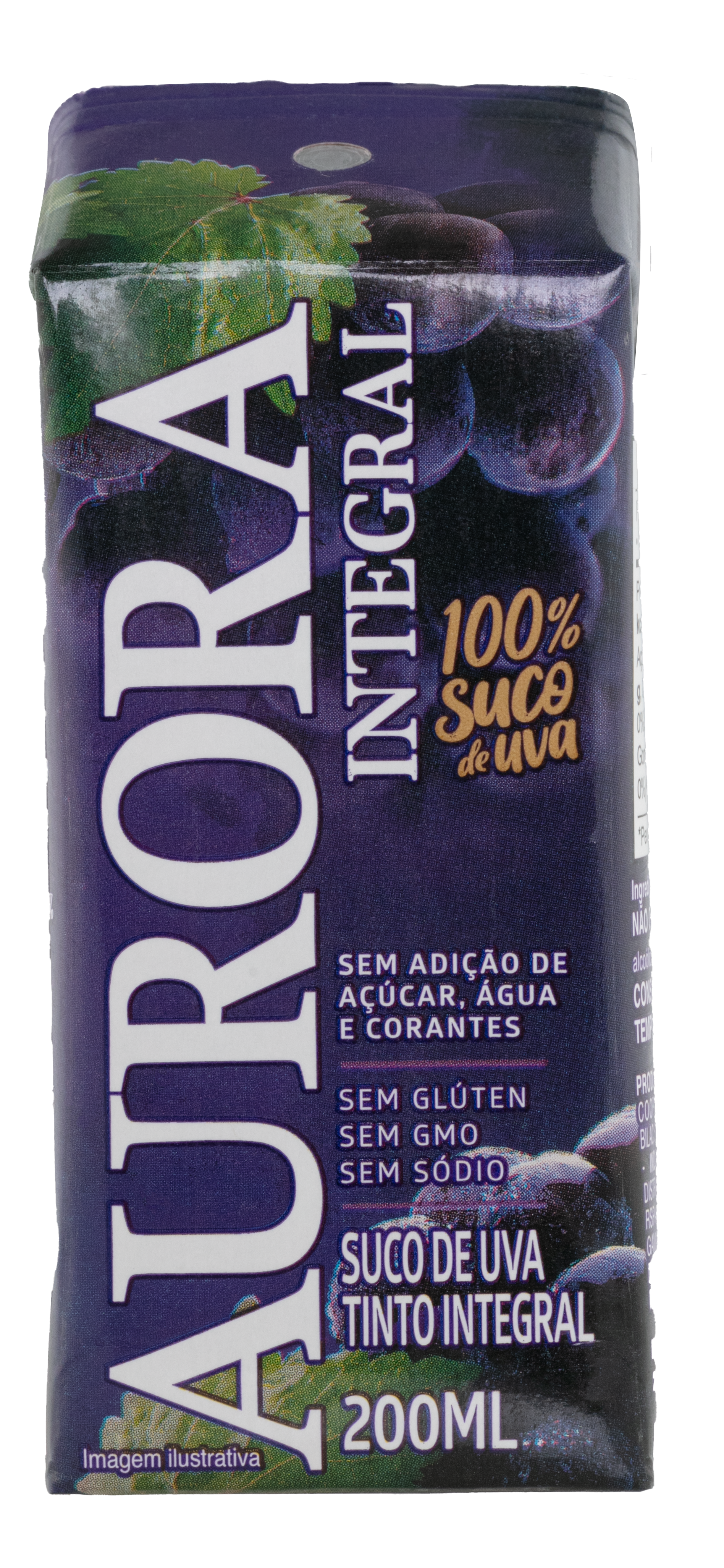 AURORA SUCO UVA TTO INTEGRAL 24X200ML TP
