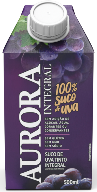 AURORA SUCO UVA TTO INTEGRAL 12X500ML TP