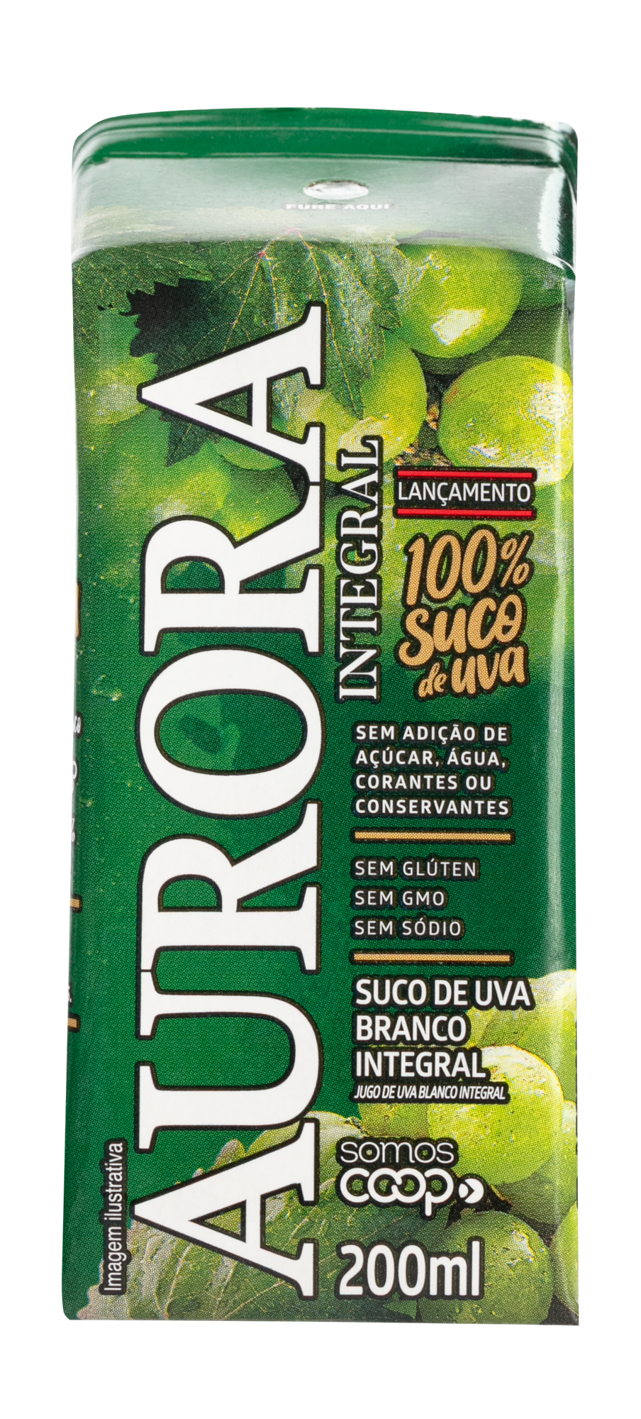 AURORA SUCO UVA BCO INTEGRAL 24X200ML TP