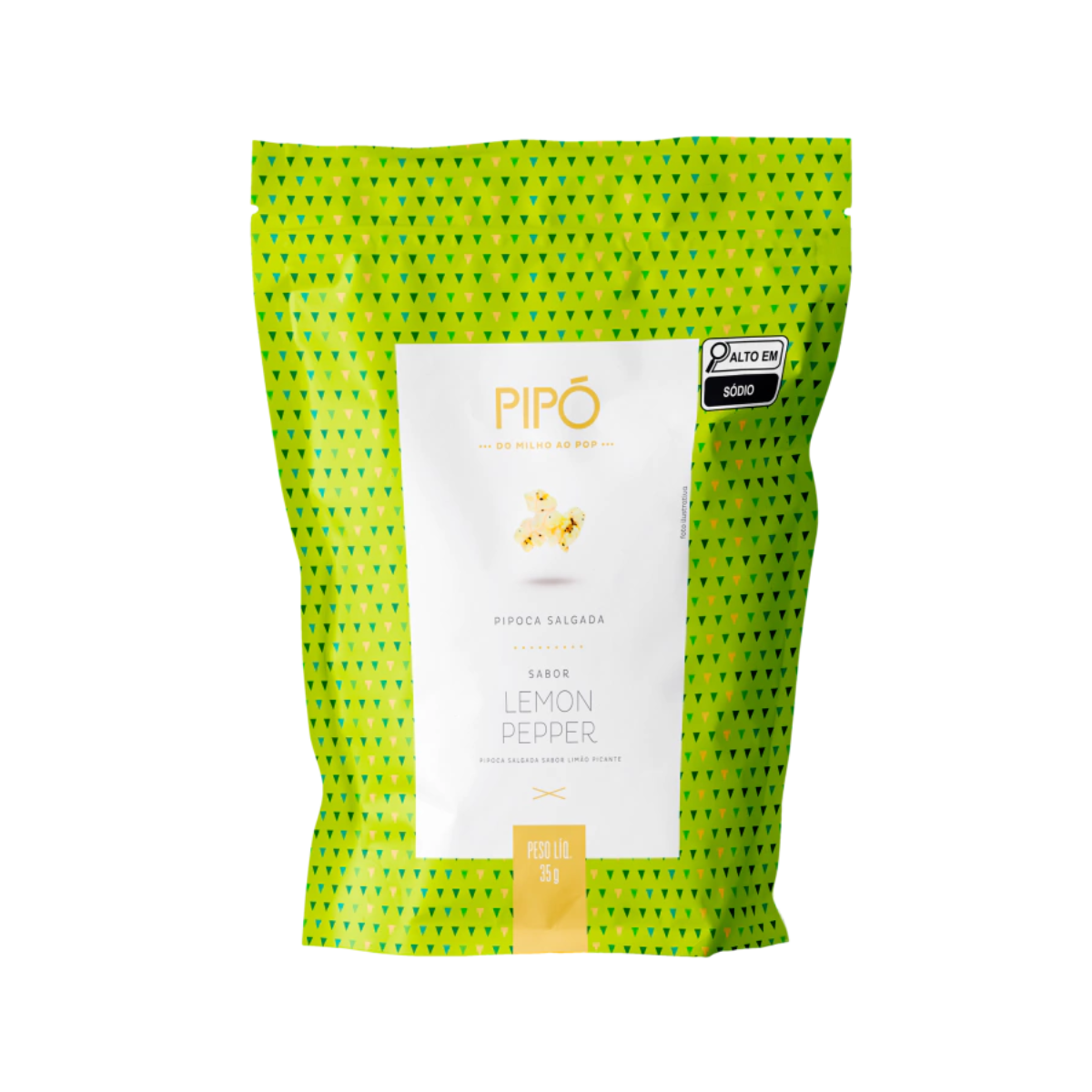 SACHE PIPOCA GOURMET SALGADA LEMON PEPPER 24X35G