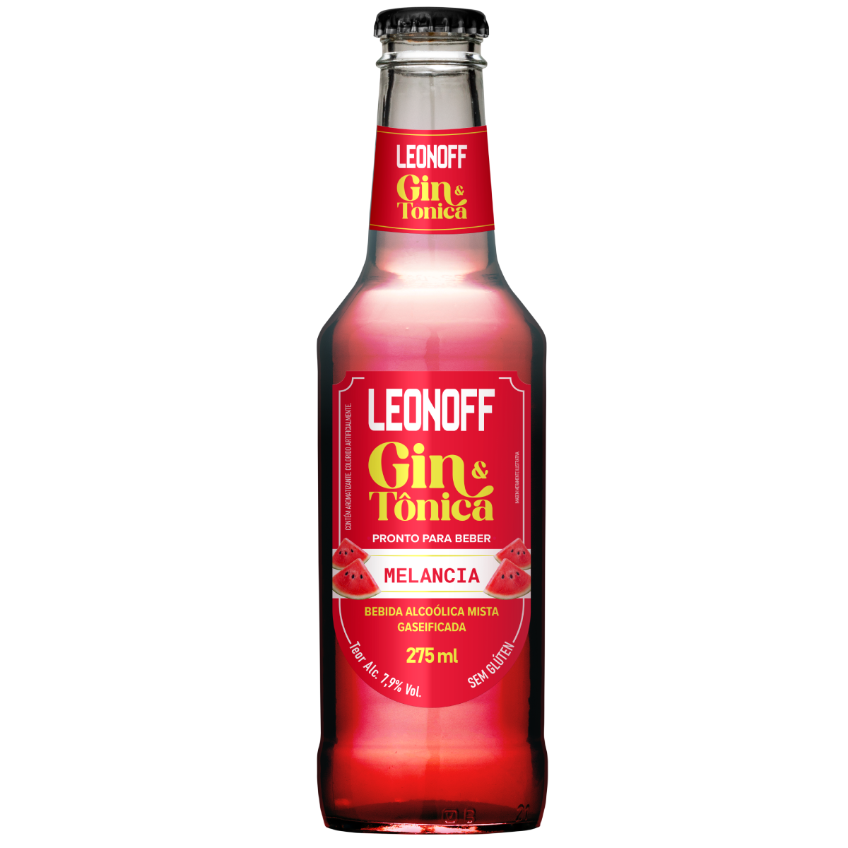 GIN TONICA LEONOFF MELANCIA 6X275ML